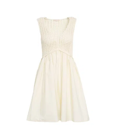 Liu •jo Liu Jo Mini Dress With Pleated Skirt