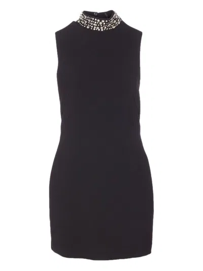 Liu •jo Liu Jo Short Black Dress With Rinhestones