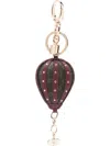 Liu •jo Monogram Hot Air Balloon Keyring In Gold