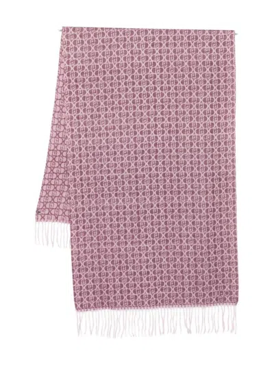 LIU •JO MONOGRAM LOGO SCARF