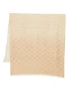 Liu •jo Monogram-pattern Scarf In Neutral