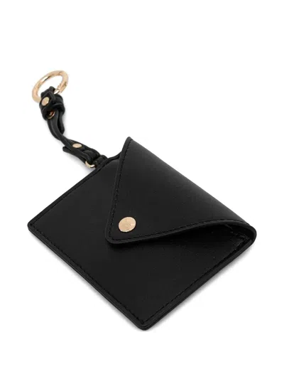 Liu •jo Monogram Stripe Cross Body Bag In Black
