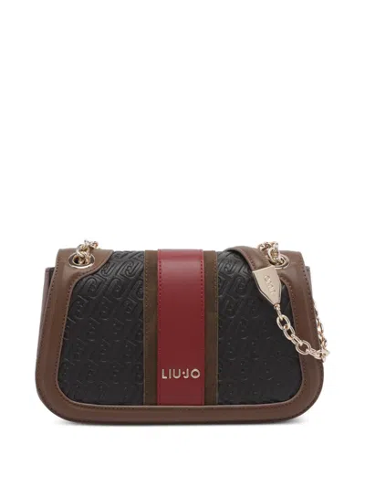 Liu •jo Monogram-embossed Shoulder Bag In Multi