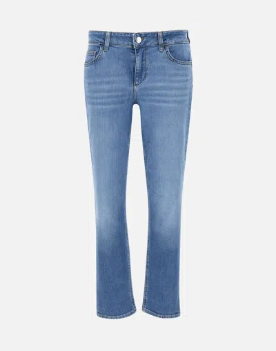 Liu •jo Liu Jo Monroe Cotton Skinny Jeans, Light Blue, High Waist