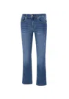 Liu •jo Monroe Cotton Jeans In Blu Denim