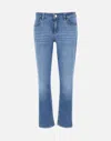 Liu •jo Monroe Cotton Jeans In Blue