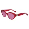 Liu •jo Multicolor Acetate Sunglasses In Red
