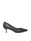 Liu •jo Nappa Leather Pumps In Black