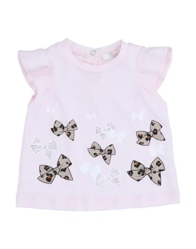 Liu •jo Babies' Liu Jo T-shirts In Pink