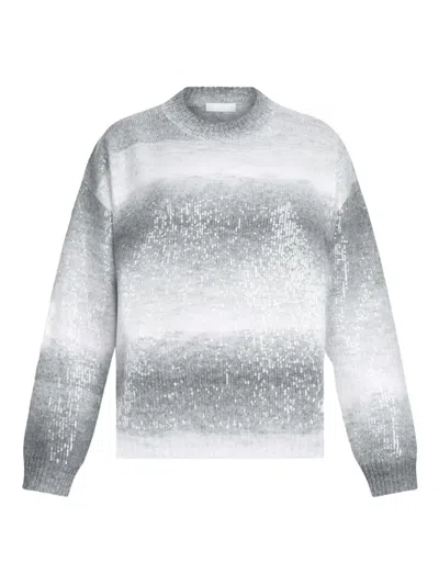 Liu •jo Jumper With Sequins In Gray