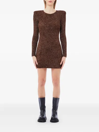 LIU •JO OPEN-BACK MINI DRESS