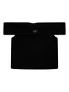 Liu •jo Open-shoulder Top In Black