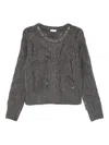 Liu •jo Sweater Liu Jo Woman Color Grey In Gray