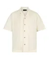 Liu •jo Short-sleeve Panelled Shirt In Neutral