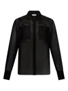 Liu •jo Organza Shirt With Embroidery