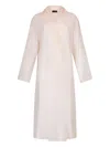 Liu •jo Liu Jo Beige Organza Trench Coat In Neutrals
