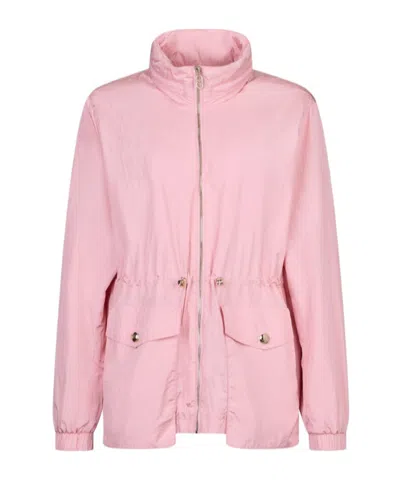 Liu •jo Lightweight Waterproof Coat In Pink