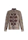 Liu •jo Paisley Print Long-sleeved Shirt In Multi