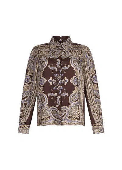 LIU •JO PAISLEY PRINT LONG-SLEEVED SHIRT