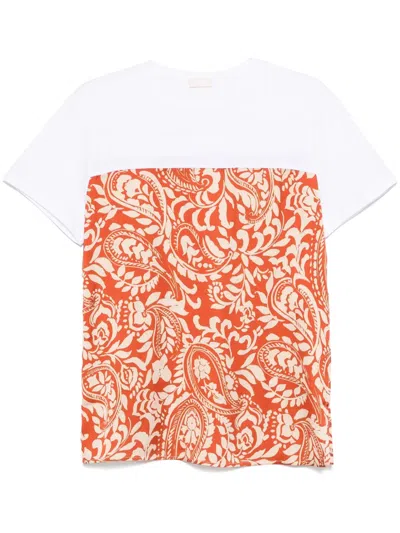 Liu •jo Paisley-print T-shirt In White