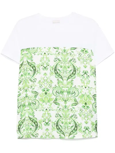 Liu •jo Paisley-print T-shirt In White