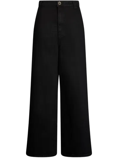 Liu •jo Palazzo Jeans In Black