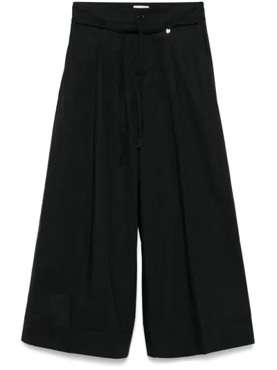 Liu •jo Palazzo Pants In Black