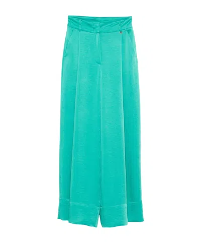 Liu •jo Liu Jo Palazzo Trousers In Blue