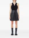 Liu •jo Panelled Dress In Black