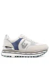 Liu •jo Panelled Low-top Sneakers In Neutrals