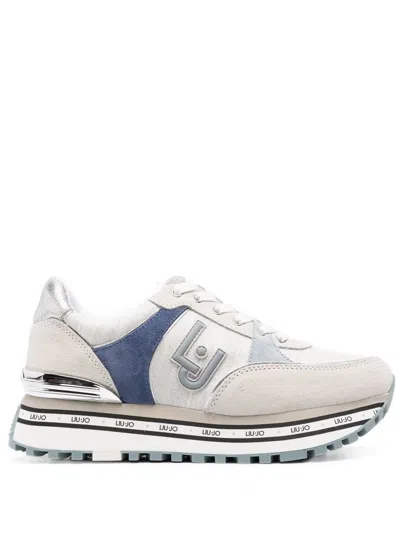 Liu •jo Panelled Low-top Sneakers In Neutrals