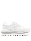 Liu •jo Panelled Low-top Sneakers In White