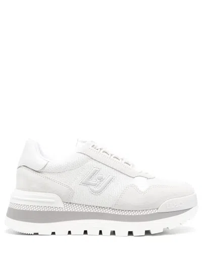 Liu •jo Panelled Low-top Sneakers In White