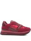 Liu •jo Panelled Sneakers In Red