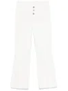 Liu •jo Liu Jo Pantalon 5b Blanco Camal Trompeta In White