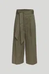 Liu •jo Pantalone Palazzo Verde Militare In Verde