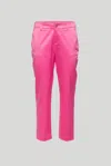Liu •jo Pantalone Raso Fuxia In Rosa