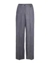 Liu •jo Pantalone Straight In Denim Grigio In Gray