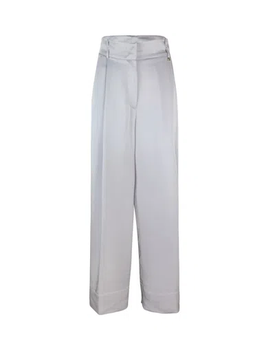 LIU •JO LIU JO PANTALONI A PALAZZO GRIGIO