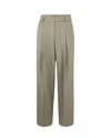 Liu •jo Pleated Zipper Casual Pants In Gray