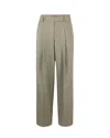 Liu •jo Pleated Zipper Casual Pants In Gray