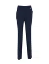 Liu •jo Liu Jo Flared Cady Crepe Trousers In Blue