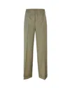 Liu •jo Pantalone Ampio In Tessuto Fluido Con Elastico In Vita In Green