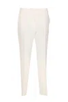 Liu •jo Liu Jo Smart Slim-fit Trousers In Butter