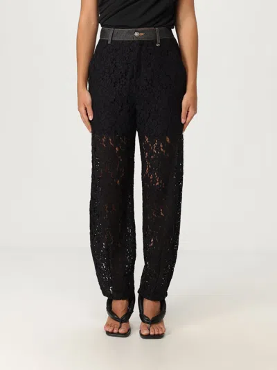 LIU •JO PANTS LIU JO WOMAN COLOR BLACK,H28164002