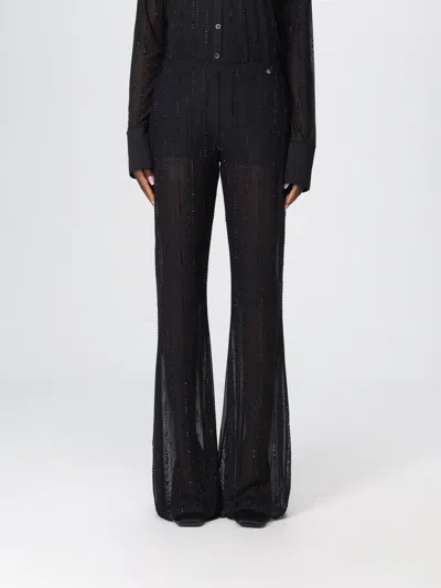 LIU •JO PANTS LIU JO WOMAN COLOR BLACK,H52677002