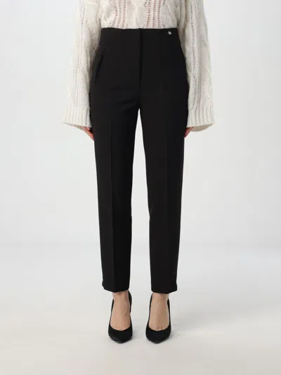 Liu •jo Liu Jo Stretch Cropped Trousers In Black