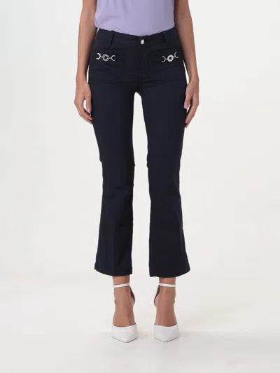 Liu •jo Pants Liu Jo Woman Color Blue In Blue