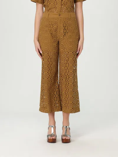 LIU •JO PANTS LIU JO WOMAN COLOR CAMEL,G85273042
