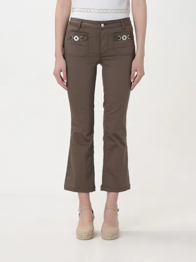 LIU •JO PANTS LIU JO WOMAN COLOR OLIVE,F47776048